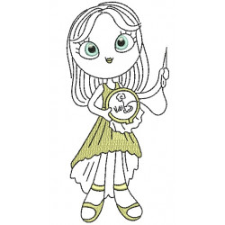 Stickdatei - Sewing Girl 8